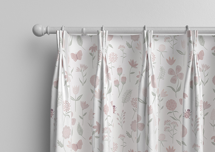 Floral Whimsy, Blush - Made to Measure Curtains - Image 11